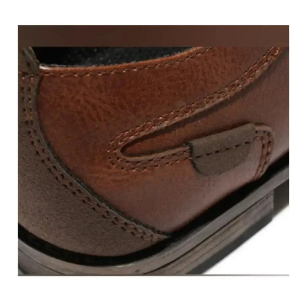 MAX + JAKE Boy’s Buckley Oxford Dress Shoes, 1 Medium (Age 7)